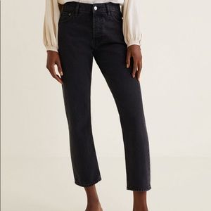 MANGO BLACK JEANS SAYANA ORGANIC COTTON